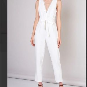 Eternal Ivory Stacy Bridal Jumpsuit NWT